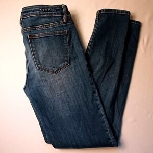 Vigoss Womens Mid Rise Jagger Skinny Jeans Medium Wash Size 27/4 Classic Fit